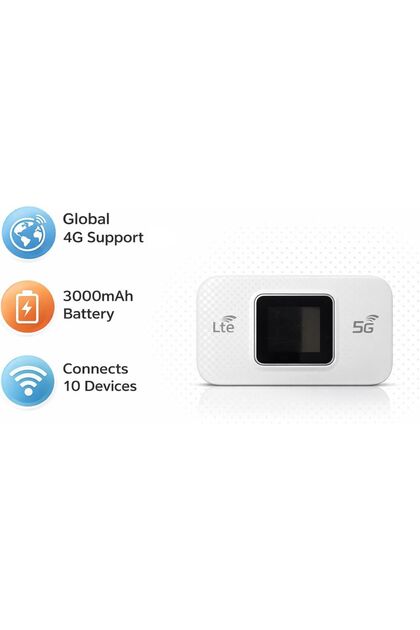 Coverzone 4G LTE Mobil WiFi Router SIM Kartlı Taşınabilir Modem