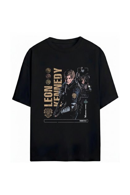 Tricou Resident Evil unisex supradimensionat, 100% bumbac