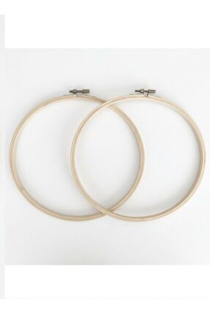 Nurge No:5 Oval Plastic Board Hoop - Embroidery Hoop 22X27Cm