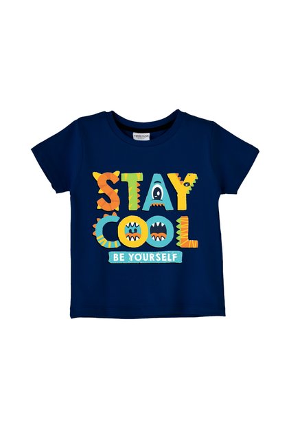 Stay Cool Cute Little Monster T-Shirt for Unisex Kids 100% Cotton Multiple Colors Sizes 0-16 Years