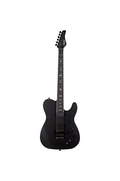 Schecter PT FR-S SLS Elite Evil Twin Elektro Gitar (Mat Siyah