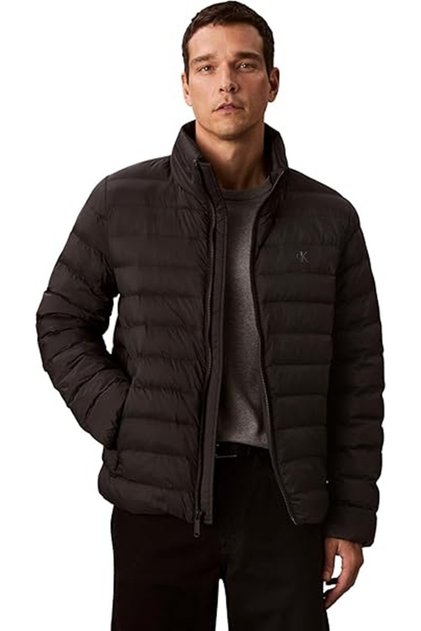 t Ls Nylon Lt Wt Hooded Fz Puffer Erkek Mont