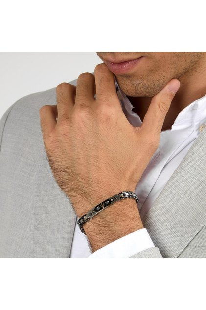Jm424Axu01 18.5 + 3.5 cm Steel Men's Bracelet