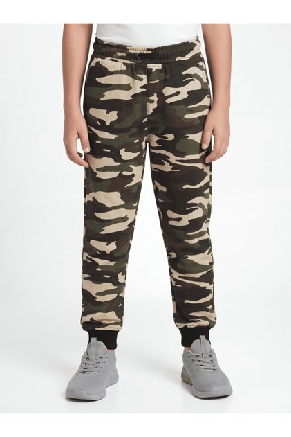 Unisex Children's Camouflage Patterned Sweatpants for Girls and Boys Seasonal Comfortable Fit
