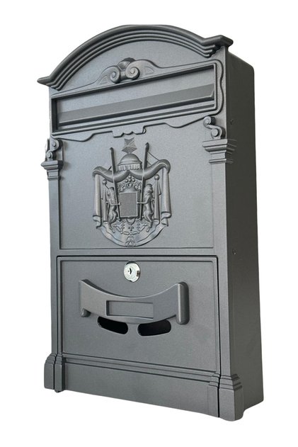 Glamour Villa Tipi Decorativ Antracit, Cutie poștală metalică