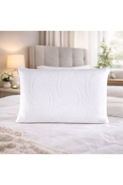 Basiccomfort ™ Premium Orthopedic Ergonomic Visco Pillow with Neck Support 60*40*13 cm