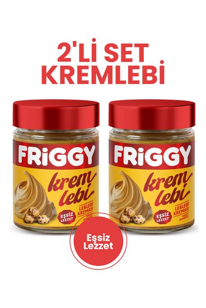 2'li Set Friggy Kremlebi Kahvaltılık Sürülebilir Katkısız Leblebi Kreması