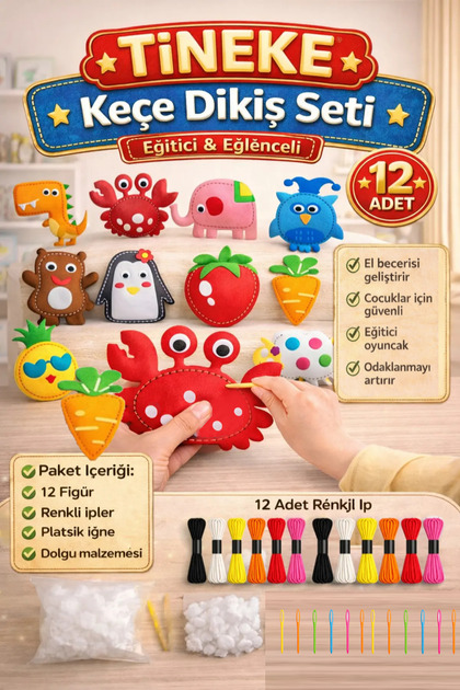 Çağdaş Oyuncak 15'li Emojili Çim Adam Seti | Dekoratif Saksı