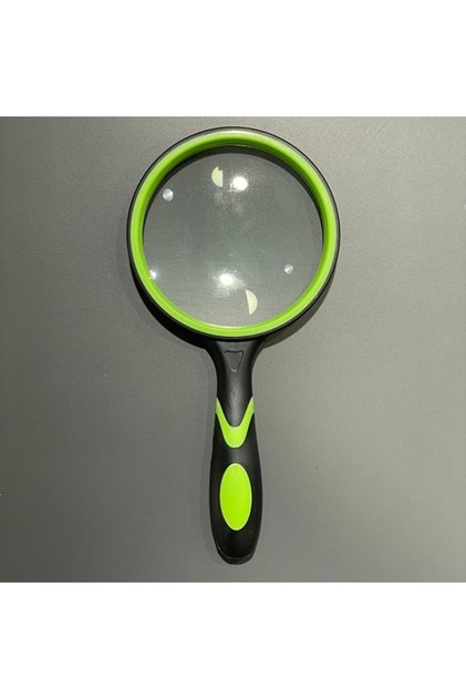 90 mm Green Silicone Handle Hand Magnifier Dt7675