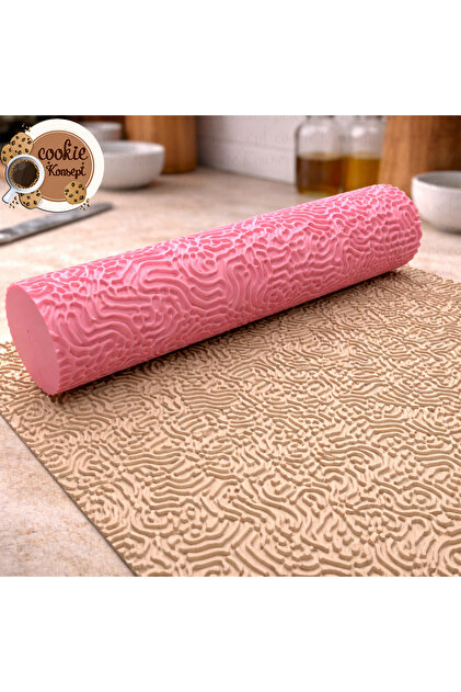 Labyrinth Textured Roller | For Cookies, Sugar Paste, and Clay