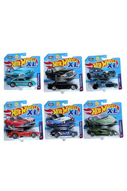 新品未使用　Hot Wheels ミニカーセット まとめ売り⑥ HOT WHEELS 1/43 DİECAST XL 6 LI ARAÇ SETİ Koleksiyon Diecast Model