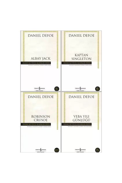 Daniel Defoe - Albay Jack - Robinson Crusoe - Kaptan Singleton - Veba Yılı Günlüğü