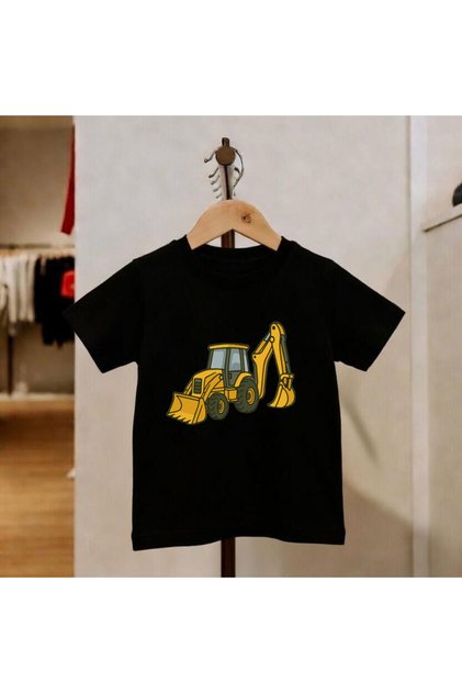 Scoop Neck Printed 100% Cotton Kids Unisex T-Shirt 5 6 -7 8-9 10 -11 12 Years Old