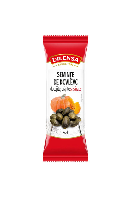Semințe de dovleac decojite, prăjite și sărate 40g Dr.