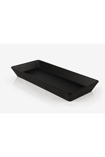 Rectangular Presentation Plate Black 35.5×15.5×4 cm