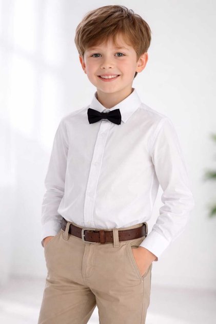 Boy's Shirt-Bow Tie 23 April-29 October Show Outfit