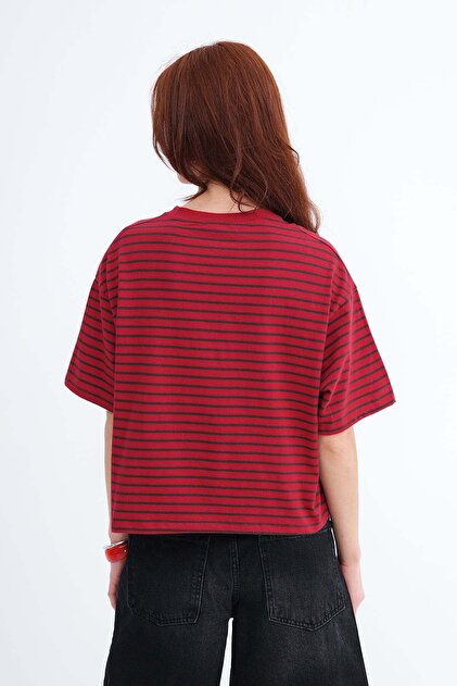 Addax Çizgili T-shirt P10683 - Fiyatı, Yorumları
