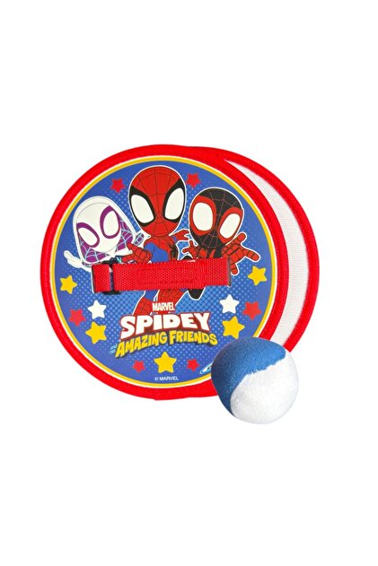 Set Joc Catch Ball, 2 palete, 1 minge, prindere Velcro, multicolor, Spidey