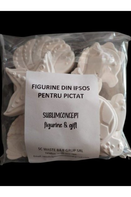 set figurine de pictat animale marine