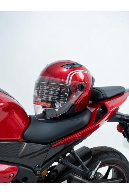 JK-910 Güneş Vizörlü Camlı CE Belgeli Lüks Kask