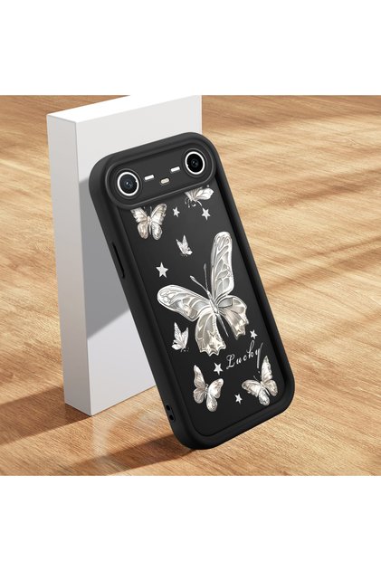 Tecno Spark Slim 5g Compatible Case Slim Soft Silicone Phone Cover Butterfly Pattern