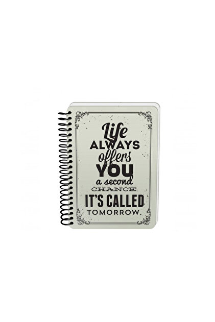 Raw Grey Serisi Defter Düz Life
