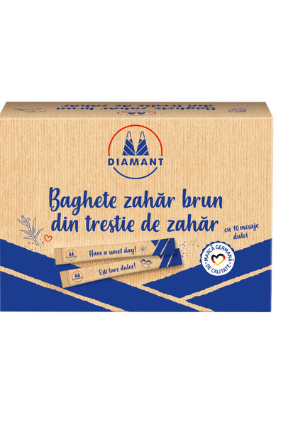 Baghete zahar brun din trestie 125*4gr