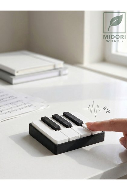 Midori Works Piyano Tasarımlı Clicker Oyuncak - ASMR Mekanik Fidget Stres Oyuncağı