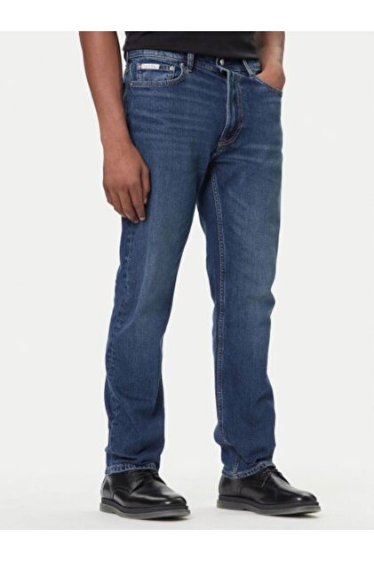Blaue Herrenjeans