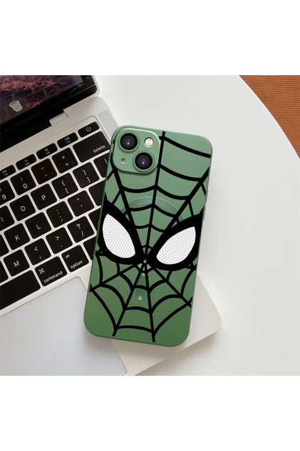 Spiderman Patterned, High-Quality Magnetic Phone Case Compatible with iPhone 15 Plus