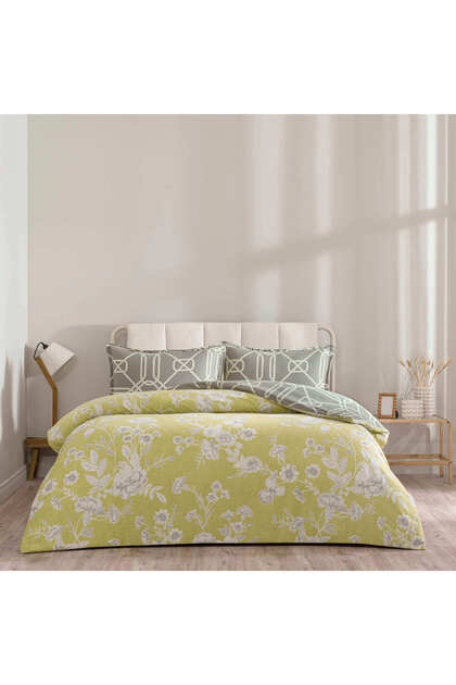 Oveline Cotton Double Seç&Ser Duvet Cover Set Yellow