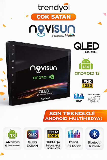 NAVİSUN | NV-2010 | 10.1 inç | Android Multimedya Tablet Ekran | 2