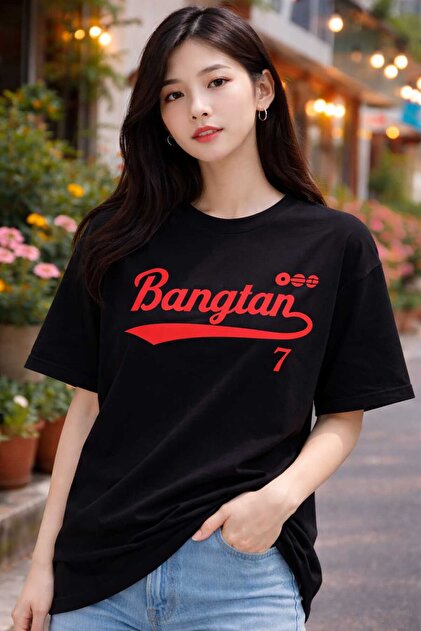 puolikuu Arirang World Tour BTS Baskılı Oversize Tshirt - Fiyatı