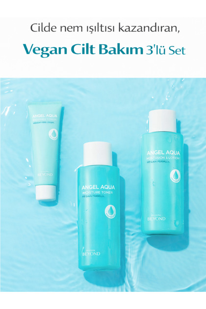 ケアリング Lotion, Milk, Cream セット Passion&Beyond Angel Aqua Moisture Skincare Set Nemlendirici Toner