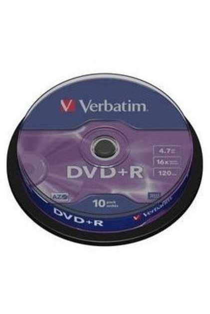 Κενά DVD+R SL 16x 4.7GB 10 τεμάχια Κορδόνι Ματ Ασημί "43498 "