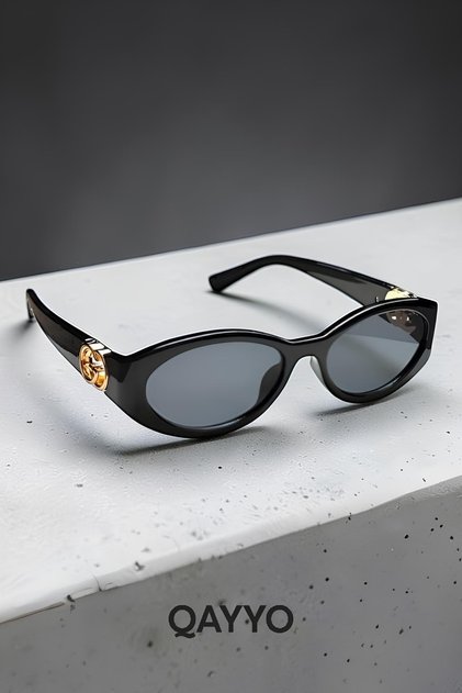 Geran Black Uv400 Protected Ultra Light Women's Sunglasses