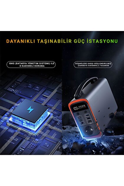 Forestia Cepini 75000 Mah Taşınabilir Güç Kaynağı Powerbank