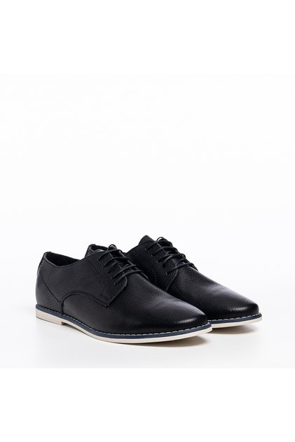 Pantofi barbati, din piele naturala, Sile Calima Black