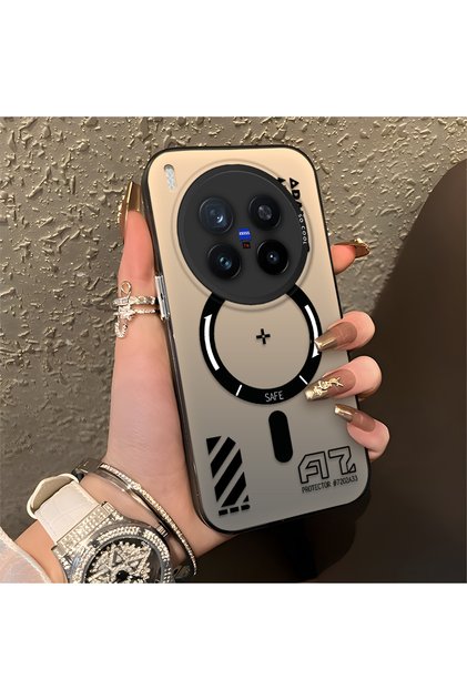 حافظة هاتف Vivo X300 Pro متوافقة مع الحواف السيليكونية الصلبة والمضادة للسقوط بنمط إبداعي