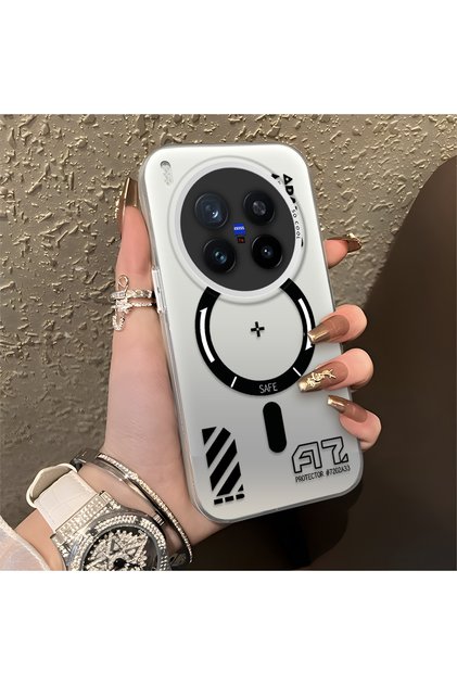 Vivo X300 Pro Compatible Silicone Edge Hard Back Anti-Fall Phone Case Creative Patterned