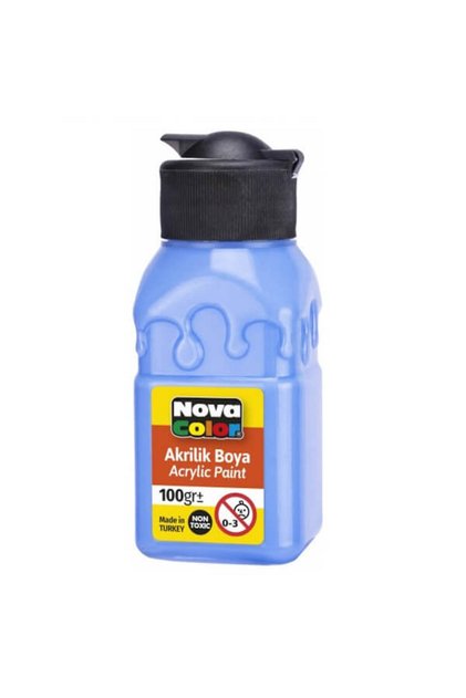100ml Vopsea Acrilică - Albastru Deschis