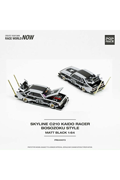 Pop Race Skyline c210 Racer Bosozoku Style 5'li SET (PR64-26 PR64
