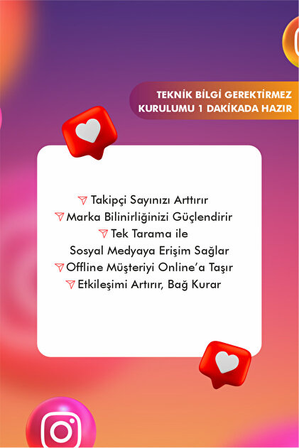 TakipAi Sosyal Medya QR Kod A6 Pleksi Masaüstü Standı | Takipçi TakipAi Sosyal Medya QR Kod A6 Pleksi Masaüstü Standı | Takipçi
