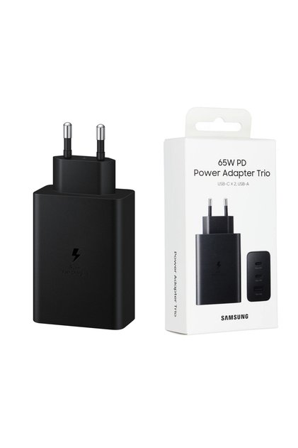 - Original Wall Charger (Ep-T6530nbegeu) - 2x USB-C, USB PPS, PD 65W, QC 3.0, Afc, Fcp