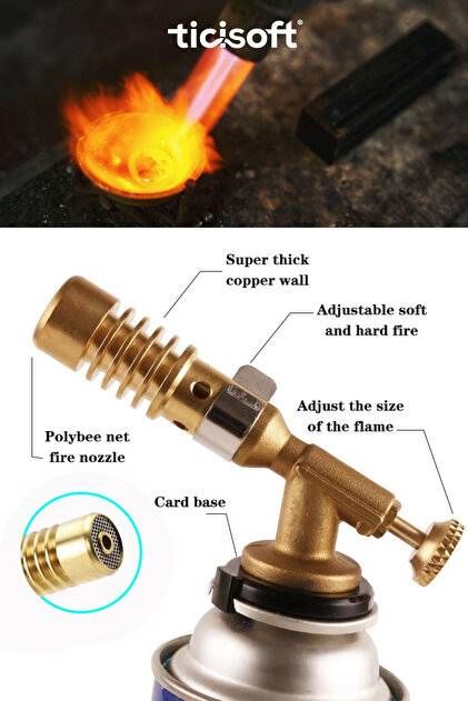 しょう ピクノプレシャス 120包 Ticisoft Pürmüz 1300° Gazlı Torch Jet Çakmak Alev Tabancası Pirinç