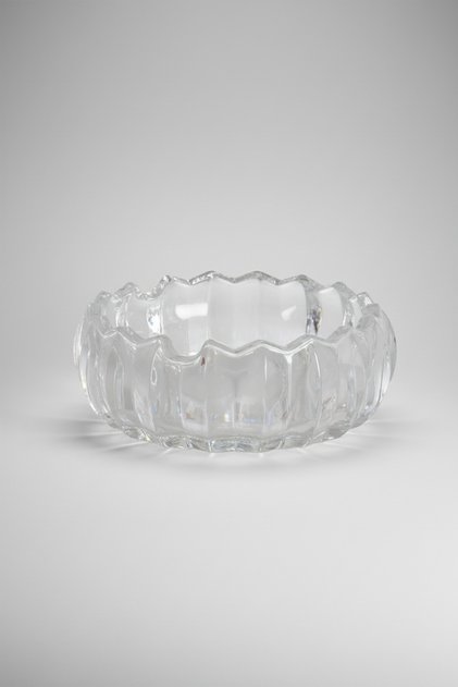 Modern Design Transparent Glass Ashtray Ash Tray 16.5 cm