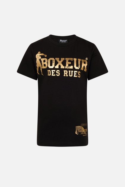 Iconica T-Shirt Black-Gold Kids