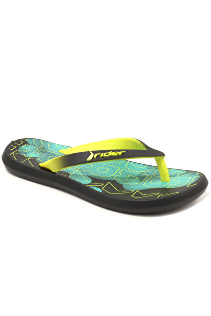 Slapi copii baieti Energy 83062 24801-BLACK/YELLOW/GREEN-34/35