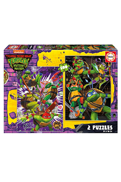 Educa Puzzle 2x500 Parça Ninja Kaplumbağalar 19916 - Fiyatı, Yorumları