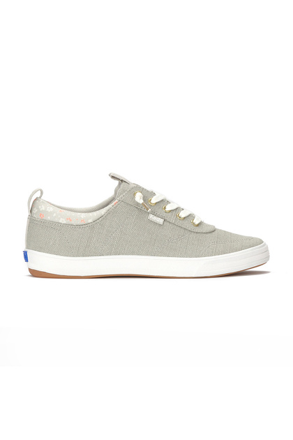 Women's Center III Canvas Slip-On Sneaker is arch Support, Casual Comfort Shoe Grey